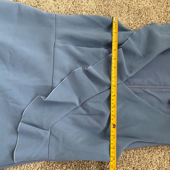 Ann Taylor Blue Double Weave Shift Mini Dress - Picture 10 of 11